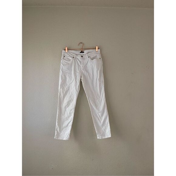 Eileen fisher organic‎ cotton white jeans 8 - Picture 1 of 6